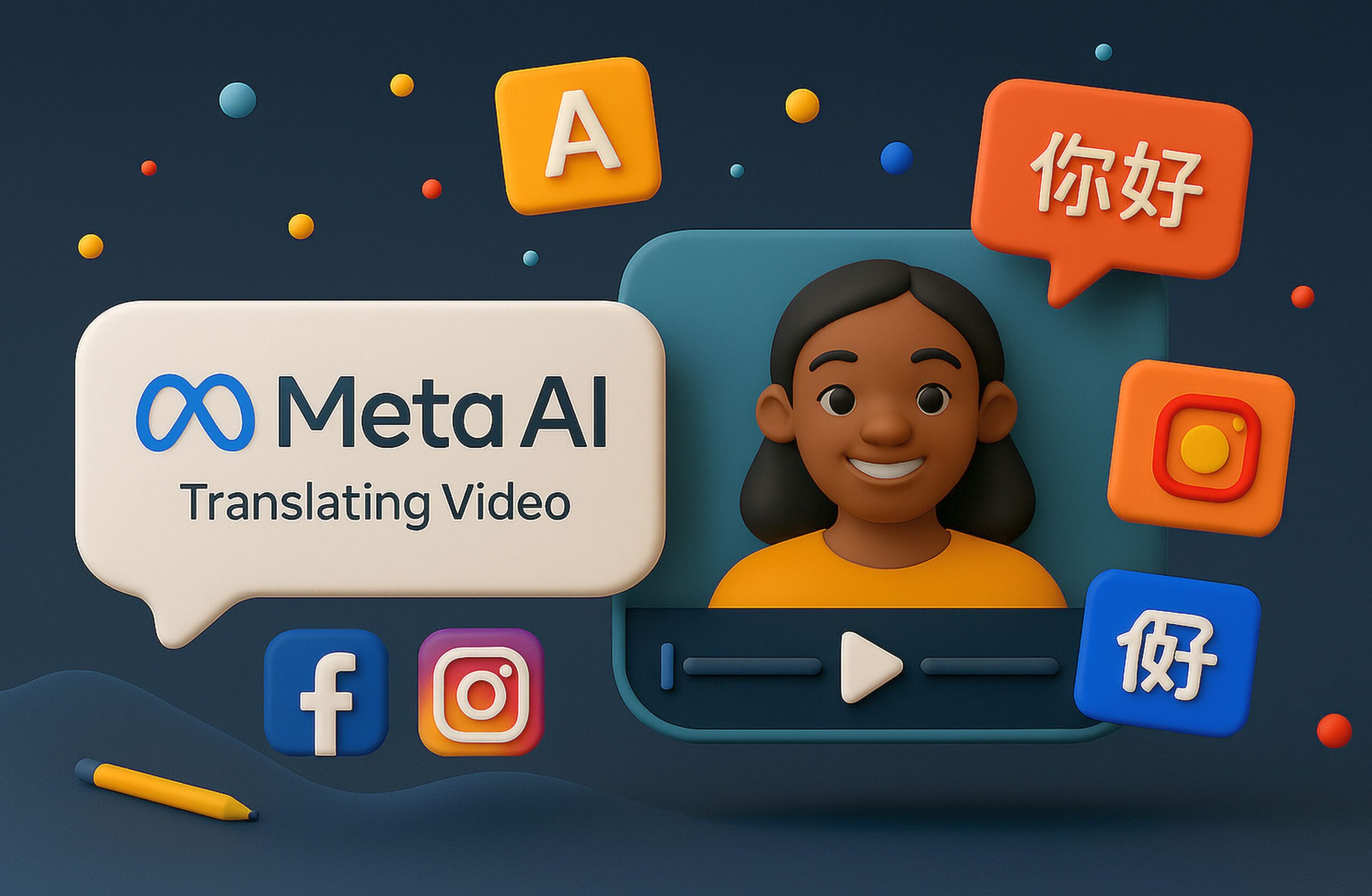 Meta AI para traducir videos