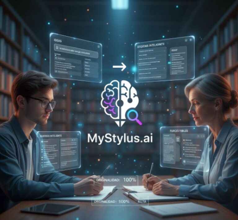 MyStylus.ai te permite hacer ensayos, resúmenes, reportes con tono natural y adecuado a tu estilo personal